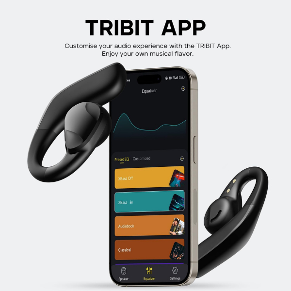 Tribit OpenGo Bluetooth Kulak i Kulaklk