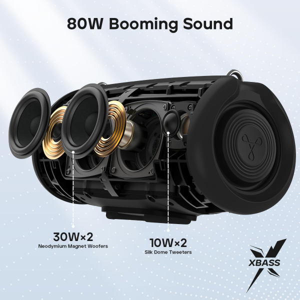 Tribit StormBox Lava Tanabilir Bluetooth Hoparlr