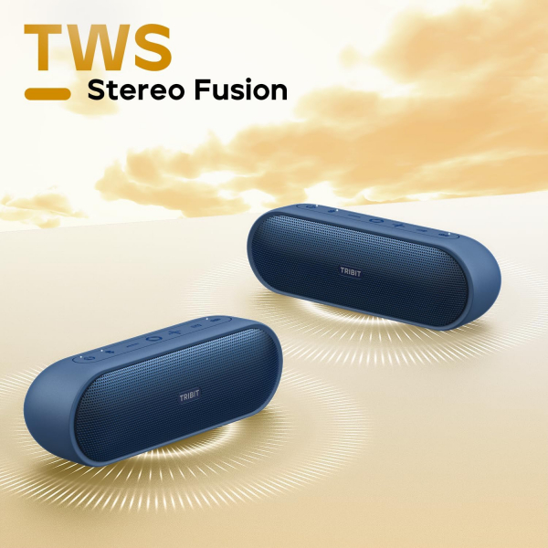 Tribit XSound Plus 2 Bluetooth Hoparlr-Blue