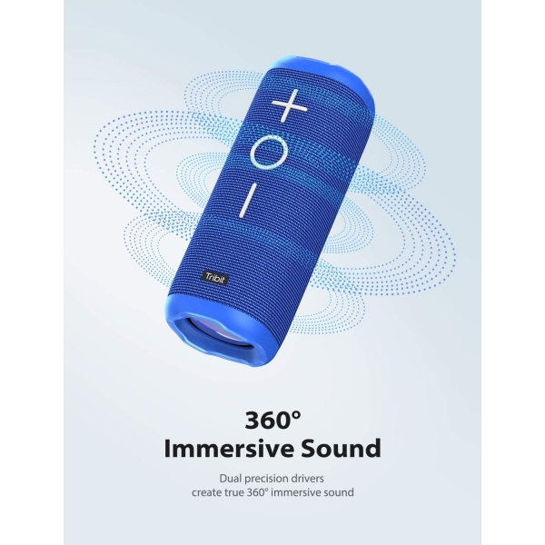 Tribit StormBox Bluetooth Hoparlr-Blue