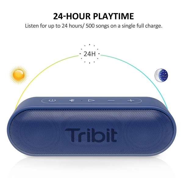 Tribit XSound Go Portatif Bluetooth Hoparlr-Blue