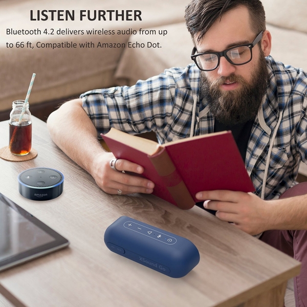 Tribit XSound Go Portatif Bluetooth Hoparlr-Blue