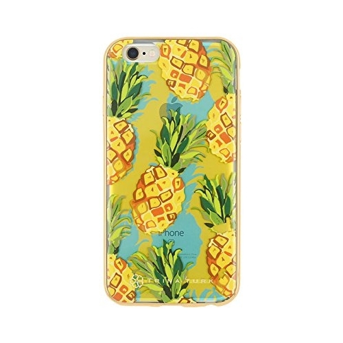 Trina Turk iPhone 6S / 6 Klf-Translucent Blue Pineapples