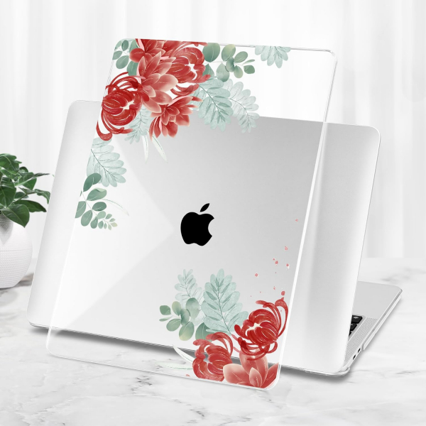 Tuiklol MacBook Pro Sert Kabuk Klf (16 in)-Luxury Flower 