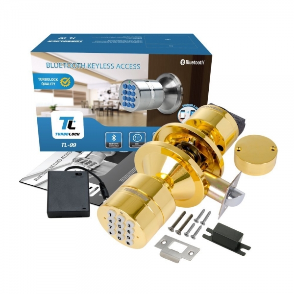 TurboLock TL-99 Bluetooth Ak�ll� Kilit-Brass