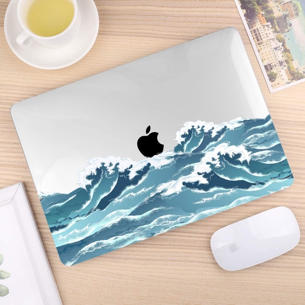 TwoL MacBook Air Dizst Klf Seti (13 in)-Ocean