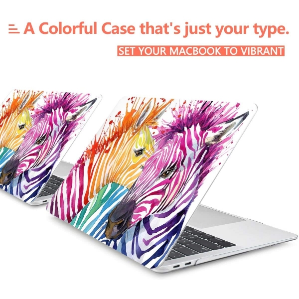 TwoL MacBook Air Dizst Klf Seti (13 in)-Watercolor Horse