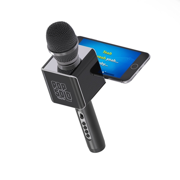 Tzumi PopSolo Bluetooth Karaoke Mikrofonu-Black