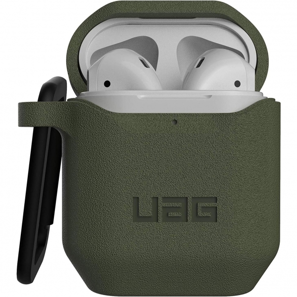 UAG AirPods Uyumlu Sert Klf(1/2.Nesil)-Olive