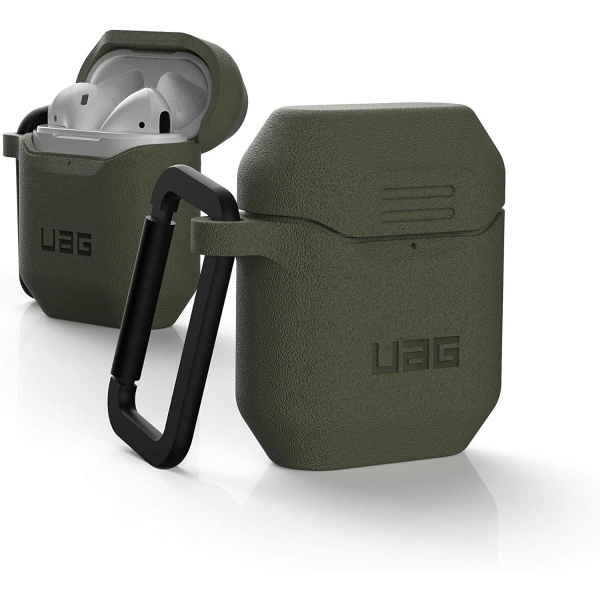 UAG AirPods Uyumlu Sert Klf(1/2.Nesil)-Olive