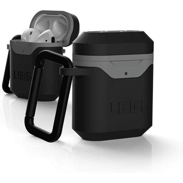 UAG AirPods Uyumlu Sert Klf(1/2.Nesil)-Black Grey