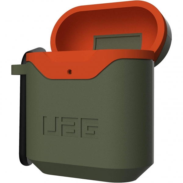 UAG AirPods Uyumlu Sert Klf(1/2.Nesil)-Olive Orange