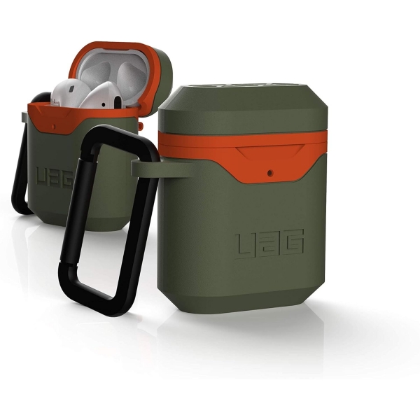 UAG AirPods Uyumlu Sert Klf(1/2.Nesil)-Olive Orange