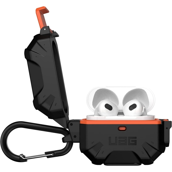 UAG Apple AirPods 3.Nesil Koruyucu Klf-Black Orange