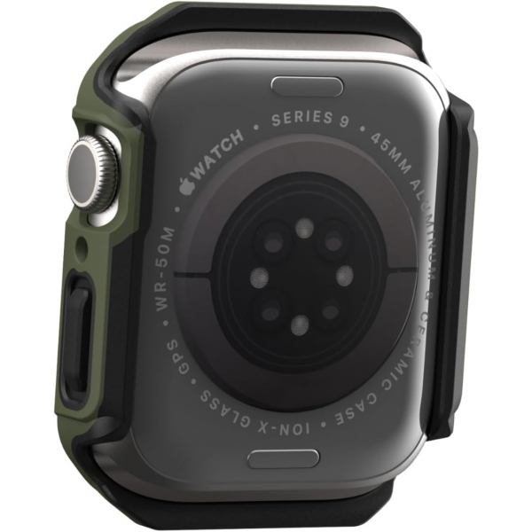UAG Apple Watch 9/8/7 45 mm Bumper K�l�f-Olive Black