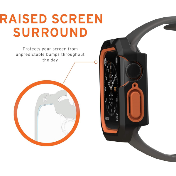 UAG Apple Watch 6/5/4/SE 2/SE 40mm Bumper Klf-Black Orange
