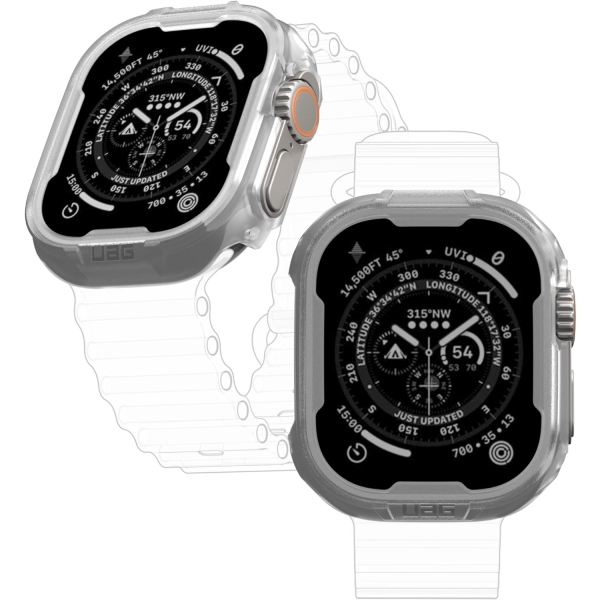 UAG Apple Watch Ultra/2.Nesil Uyumlu Bumper Klf (49mm)-Frosted Ice