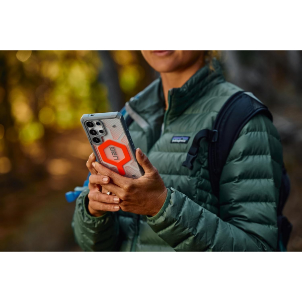 UAG Samsung Galaxy S25 Ultra Pathfinder Clear Klf-Lava Paracord 