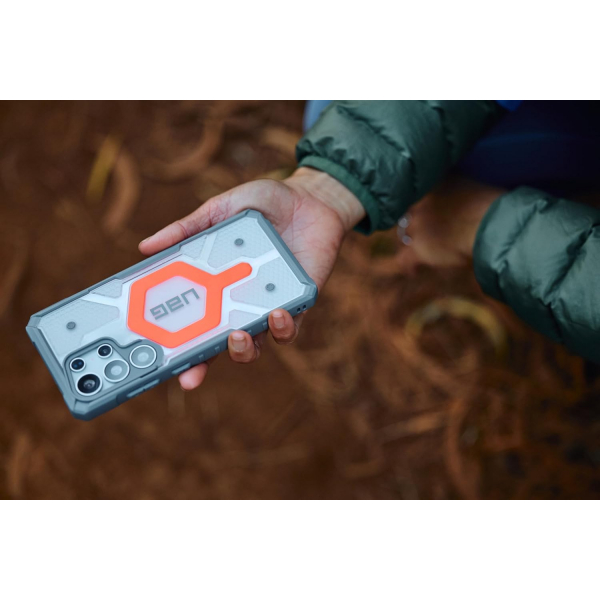 UAG Samsung Galaxy S25 Ultra Pathfinder Clear Klf-Lava Paracord 