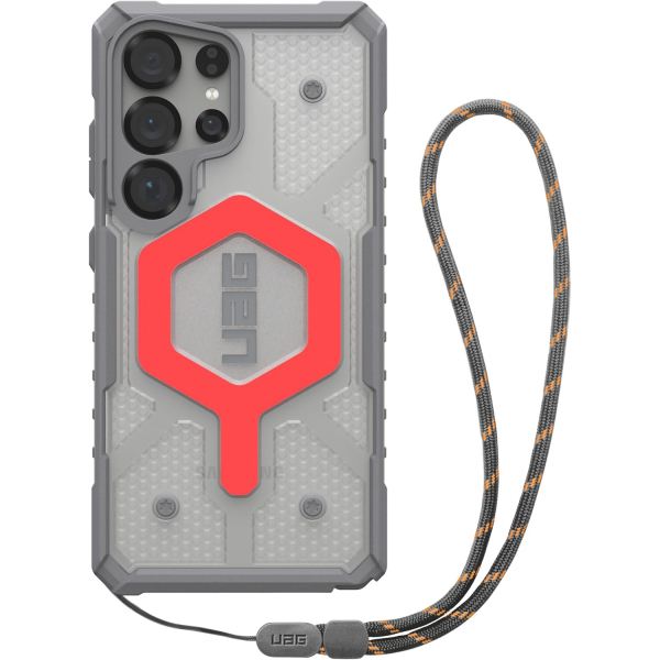 UAG Samsung Galaxy S25 Ultra Pathfinder Clear Klf-Lava Paracord 