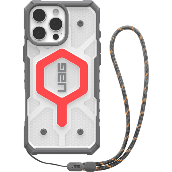 UAG Apple iPhone 16 Pro Max Pathfinder Clear Klf-Lava Paracord 