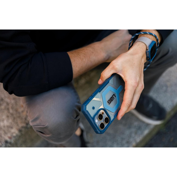 UAG Apple iPhone 16 Pro Max Pathfinder Clear Klf-Blues Lanyard 