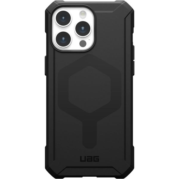 UAG Essential iPhone 15 Pro Max Darbeye Dayankl Klf-Black