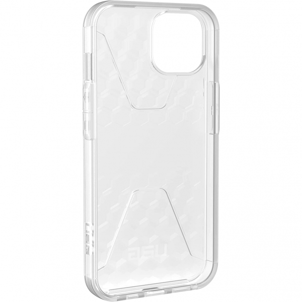 UAG Civilian Serisi iPhone 13 Darbeye Dayankl nce Klf (MIL-STD-810G)-Frosted Ice