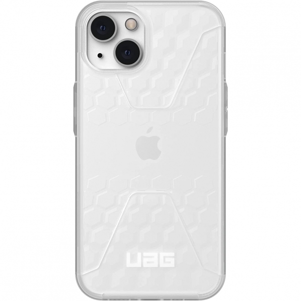 UAG Civilian Serisi iPhone 13 Darbeye Dayankl nce Klf (MIL-STD-810G)-Frosted Ice