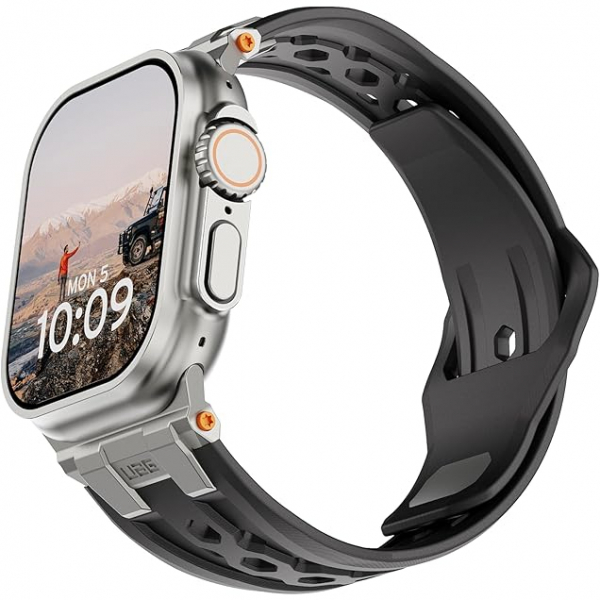 UAG Apple Watch 10 46mm Monarch Kay-Black Titanium