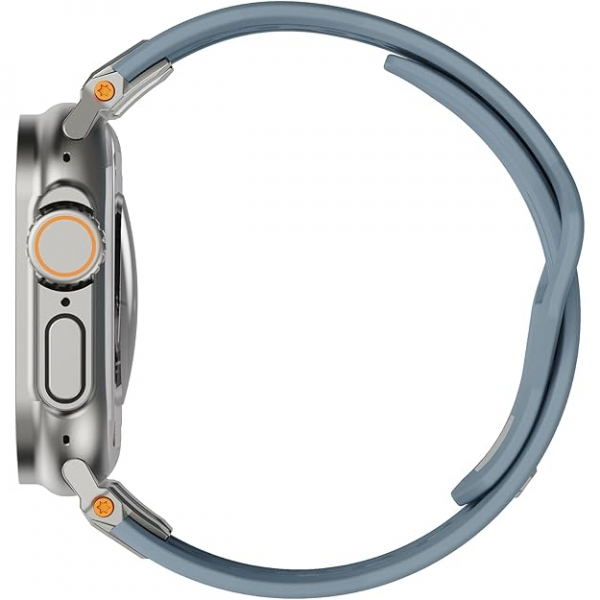 UAG Apple Watch 10 46mm Monarch Kay-Cloud Blue Titanium