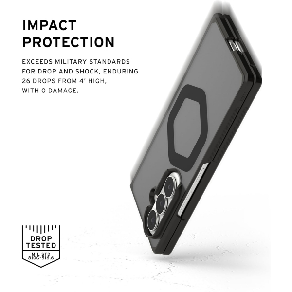 UAG Galaxy Z Flip 8 Ultra MagSafe Askeri Korumal� K�l�f-Ash
