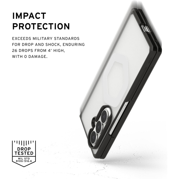 UAG Galaxy Z Flip 8 Ultra MagSafe Askeri Korumal� K�l�f-Ice