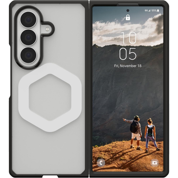 UAG Galaxy Z Flip 8 Ultra MagSafe Askeri Korumal� K�l�f-Ice