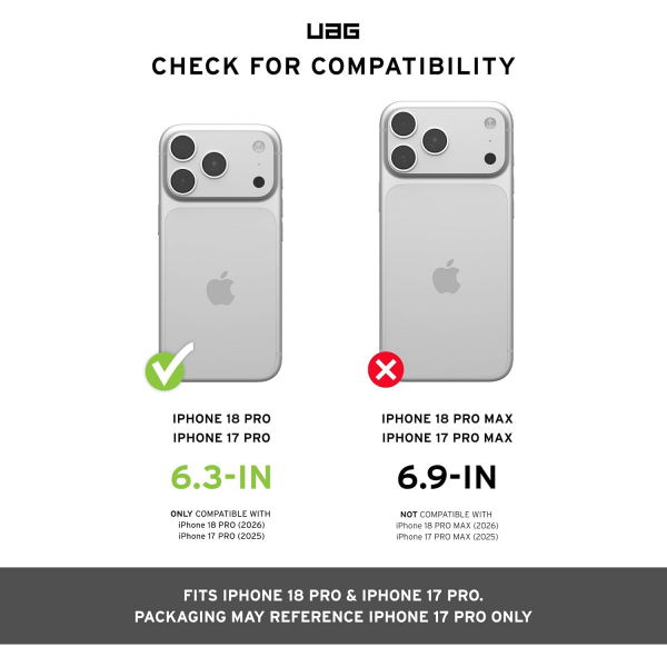 UAG Glass Shield LT iPhone 18 Pro Cam Ekran Koruyucu