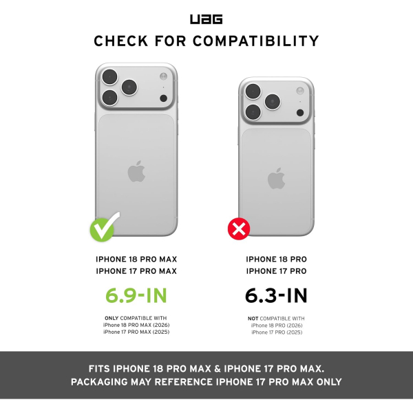UAG Glass Shield iPhone 18 Pro Max Ekran Koruyucu