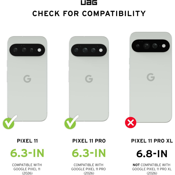 UAG Google Pixel 11/Pixel 11 Pro Uyumlu K�l�f-Dot