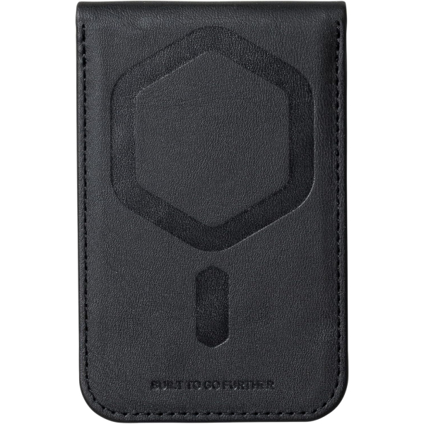 UAG Metropolis Manyetik Czdan Stand-Leather Black 