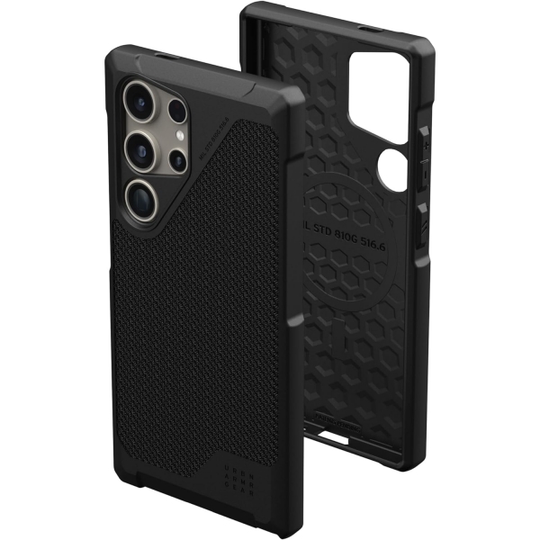 UAG Metropolis Serisi Galaxy S24 Ultra Klf-Kevlar Black