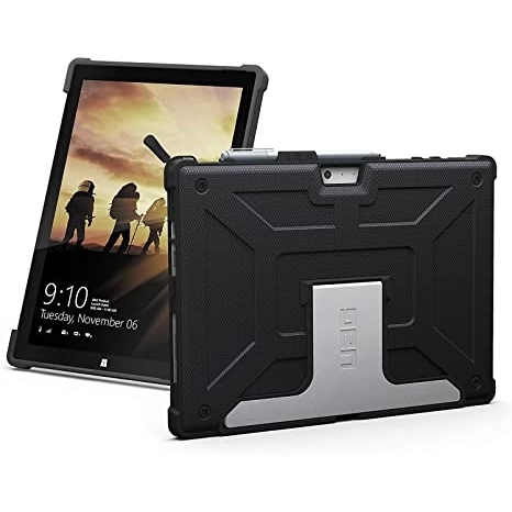 UAG Microsoft Surface Pro 7 Plus Darbeye Dayankl Klf (MIL-STD-810G)-Black Silver