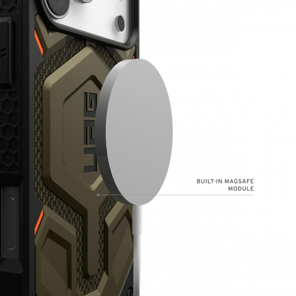 UAG Monarch Pro Kevlar iPhone 18 Pro Max Manyetik K�l�f-Kevlar Element Green