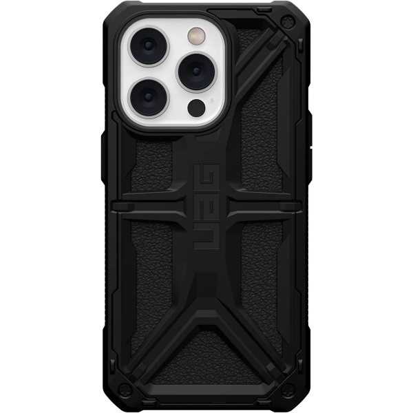 UAG Monarch Serisi iPhone 14 Pro Darbeye Dayankl Bumper Klf (MIL-STD-810G)-Black