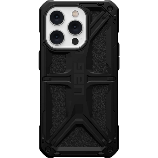 UAG Monarch Serisi iPhone 14 Pro Darbeye Dayankl Bumper Klf (MIL-STD-810G)-Carbon Fiber