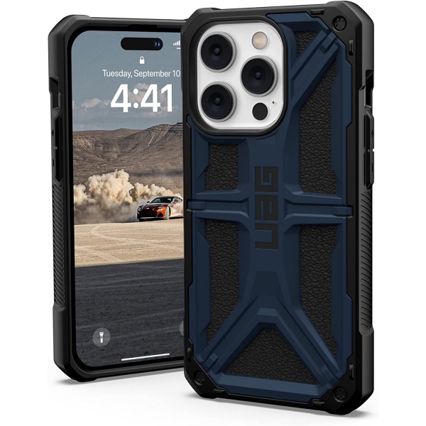 UAG Monarch Serisi iPhone 14 Pro Darbeye Dayankl Bumper Klf (MIL-STD-810G)-Mallard