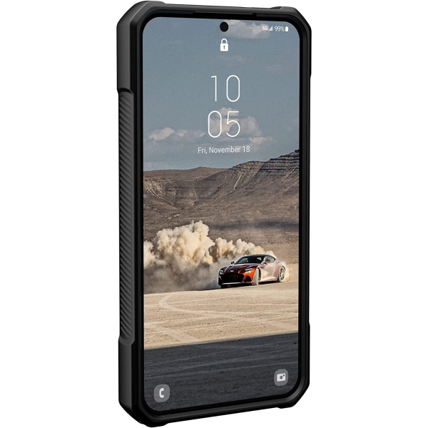 UAG Monarch Serisi Galaxy S23 Darbeye Dayankl Klf (MIL-STD-810G)-Carbon Fiber