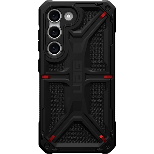 UAG Monarch Serisi Galaxy S23 Plus Darbeye Dayankl Klf (MIL-STD-810G)-Kevlar Black