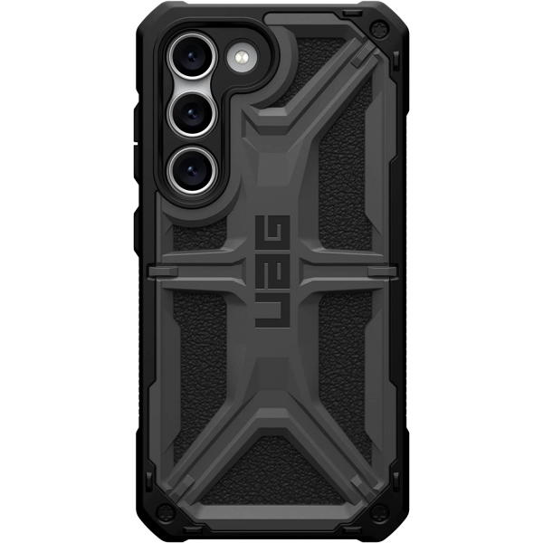 UAG Monarch Serisi Galaxy S23 Darbeye Dayankl Klf (MIL-STD-810G)-Silver