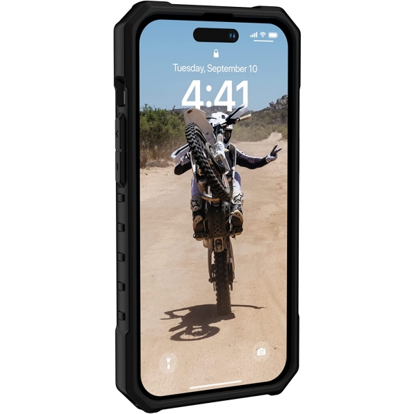 UAG Pathfinder Serisi iPhone 14 Pro Darbeye Dayankl Klf (MIL-STD-810G)-Black