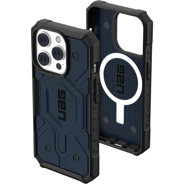 UAG Pathfinder Serisi iPhone 14 Pro Max Darbeye Dayankl Klf (MIL-STD-810G)-Mallard