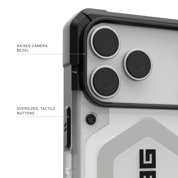 UAG Pathfinder iPhone 18 Pro Max �effaf K�l�f-Ice/Silver